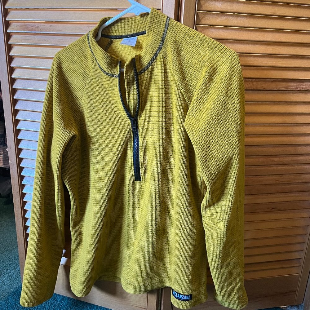 Melanzana half-zip Gold Large
